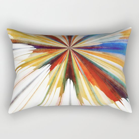 Colorful Splash Rectangular Pillow