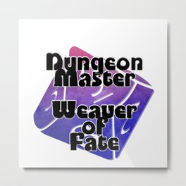 Dungeon Master  Weaver of Fate Metal Print | Vex, Designs, Master, Taldorei, Emon, Role, Graphicdesign, Dungeon, Dm, Tiberius 
