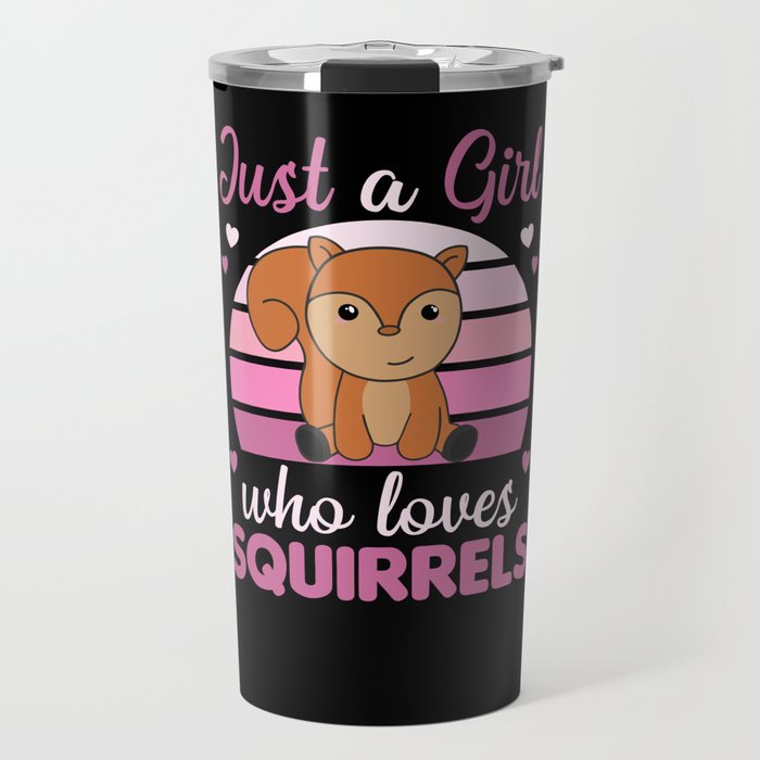 Squirrel Stainless Steel Travel Mug