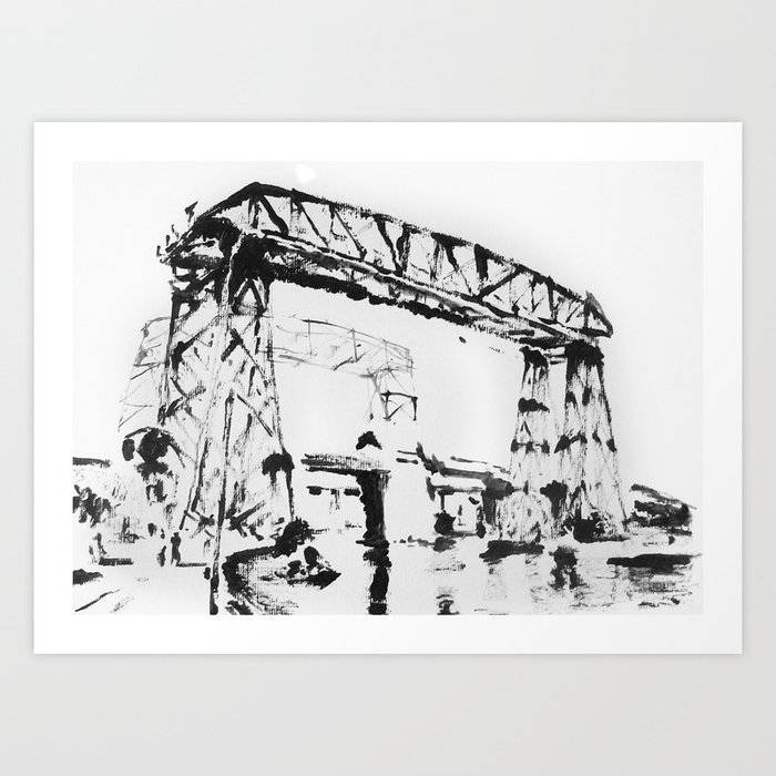 Puente en la Boca Art Print
