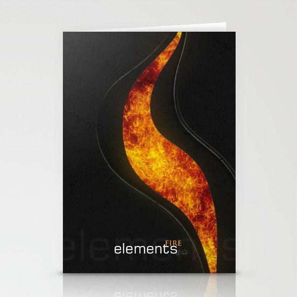 elements | fire Stationery Cards
