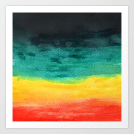 Darkness in the Horizon Art Print