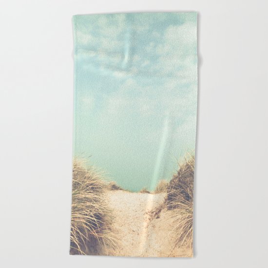 The Way To The Beach Beach Towel