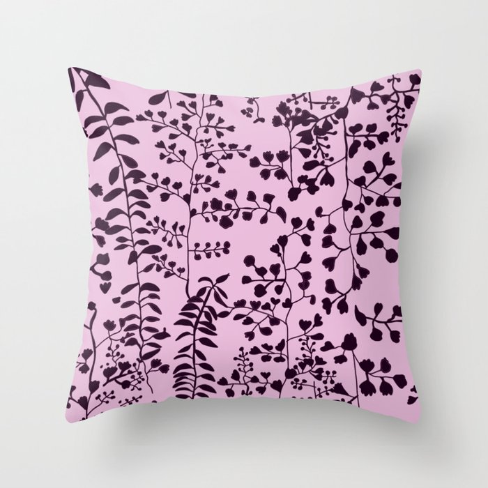 Purple's Cool Throw Pillow