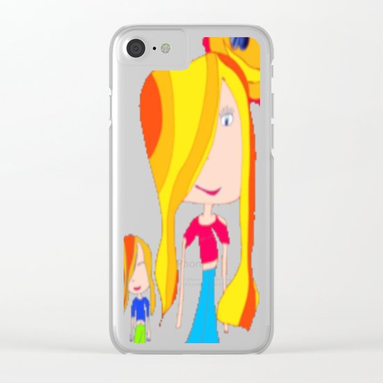 Lets Play | Kids Painting Clear iPhone Case