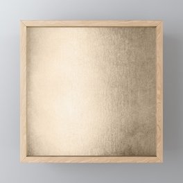 White Gold Sands Framed Mini Art Print