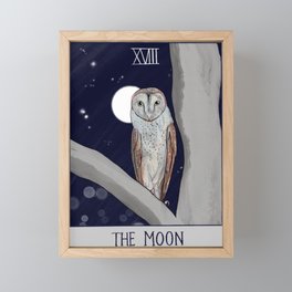 XVIII - The Moon Framed Mini Art Print