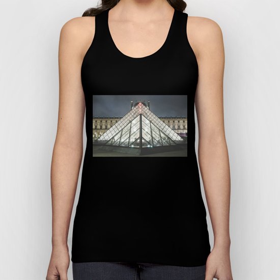 Paris pyramide Louvre 2 Unisex Tank Top