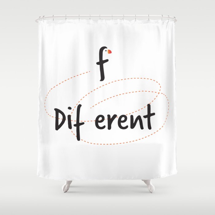 Different - nothing is as it seems Shower Curtain