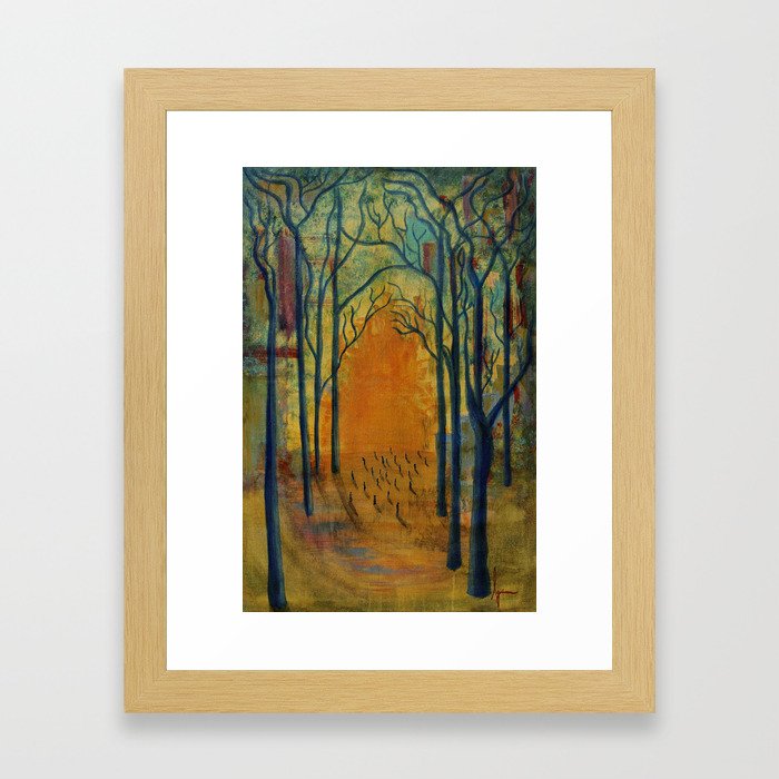 Light in the Wilderness  Framed Art Print