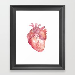 Heart Framed Art Print