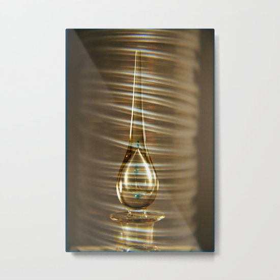 Uneven Refraction Metal Print