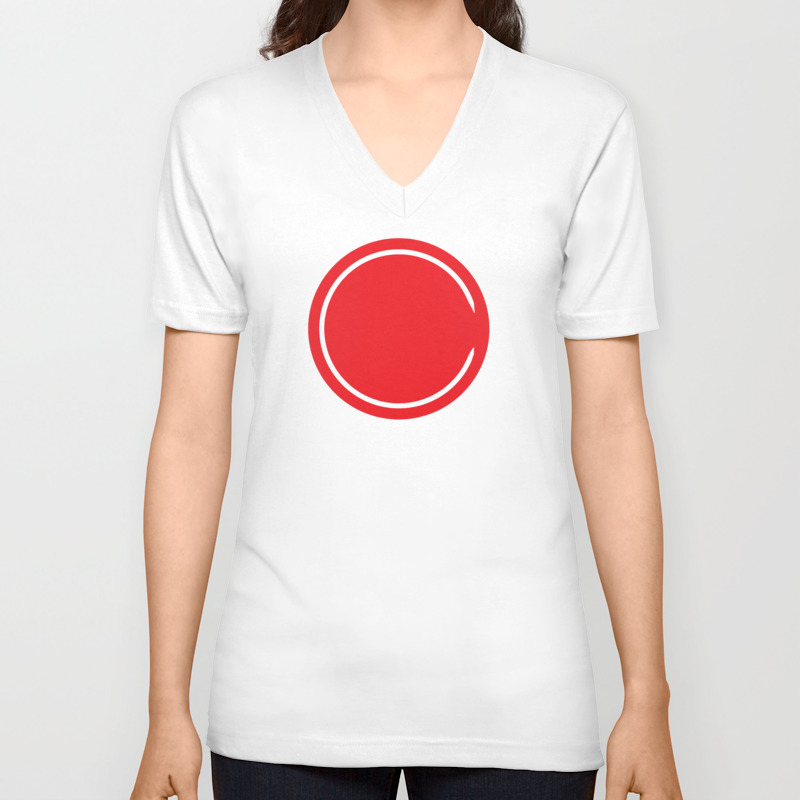 Red Circle Riverdale Unisex V Neck By Quotecity Society6