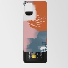 pink blue - peachy Android Card Case
