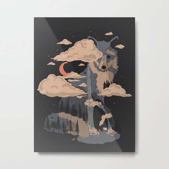 At the Foot of Fox Mountain... Metal Print
