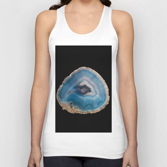 Blue Geode Unisex Tank Top