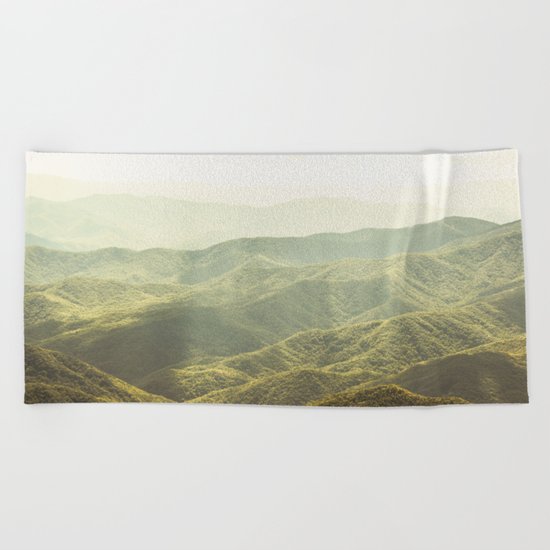 Smoky Mountain Sunshine Beach Towel