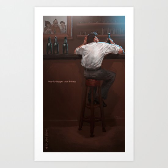 Beer… Art Print