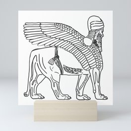 The Lamassu of Nineveh Mini Art Print