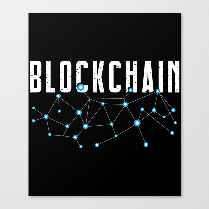 Crypto Bitcoin Currency Money Blockchain Btc Canvas Print
