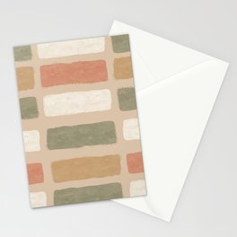 hampton painted blocks multi 1 Stationery Card