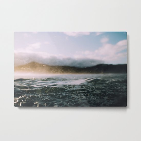 Dark Waves II Metal Print