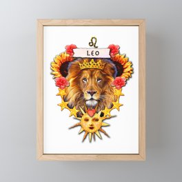 Leo 2021 Vibes Framed Mini Art Print