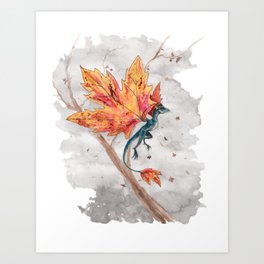 Maple Dragon Art Print
