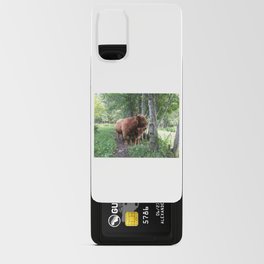 Fluffy Highland Cattle Cow 1186 Android Card Case