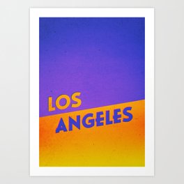 L.A. Art Print