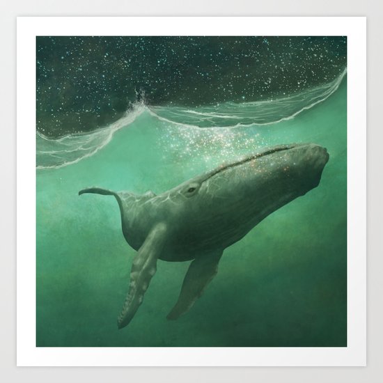 The Whale Art Print