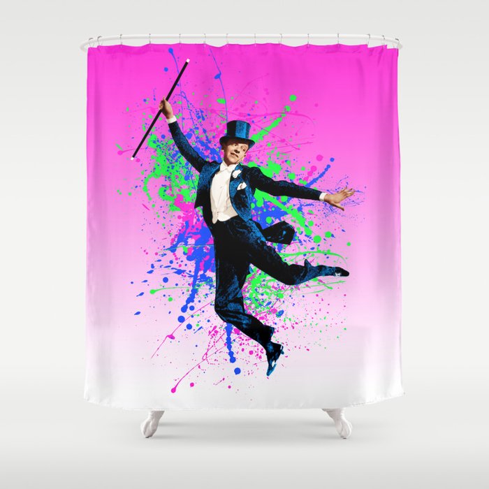 Astaire Fred, still dancing. Shower Curtain