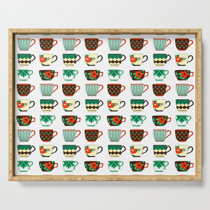 Coffee Cups Serving Tray