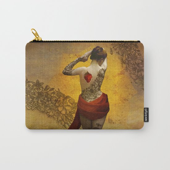 My Heart The Rose Carry-All Pouch