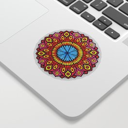 Mandala And The Secret Of Lotus Sticker