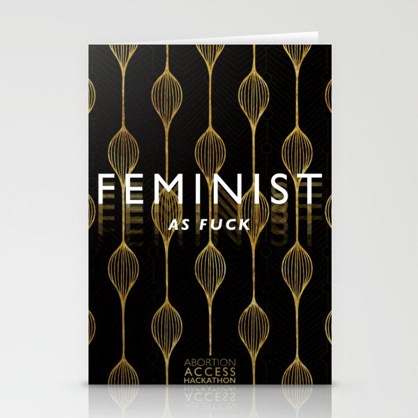 Feminist as F*ck Stationery Cards