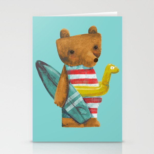Summer Bear Stationery Cards