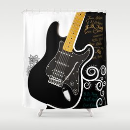 Guitar Shower Curtain