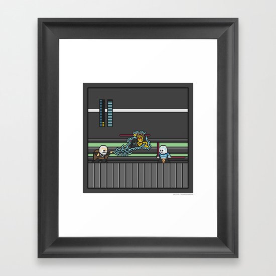 Mega Boss Battles - Dooku vs. Asajj & Savage Framed Art Print