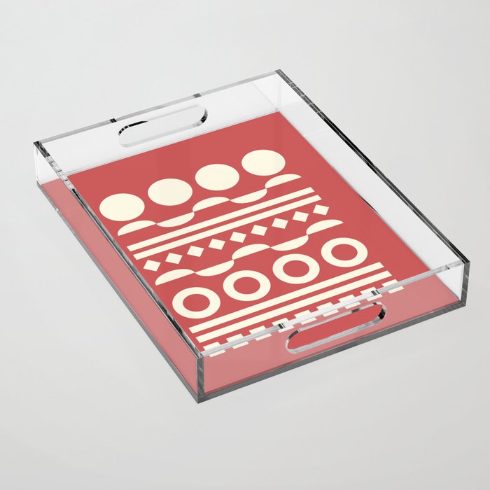 Patterned shape line collection 13 Acrylic Tray