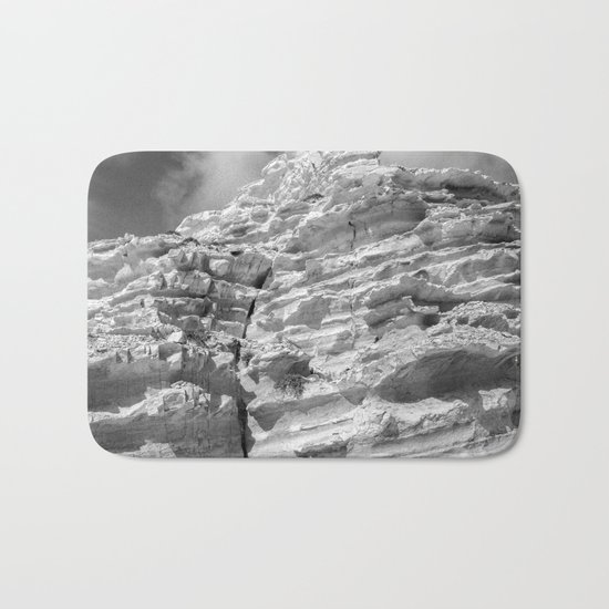 ISLAND STORIES 20 Rocky Black and White Bath Mat
