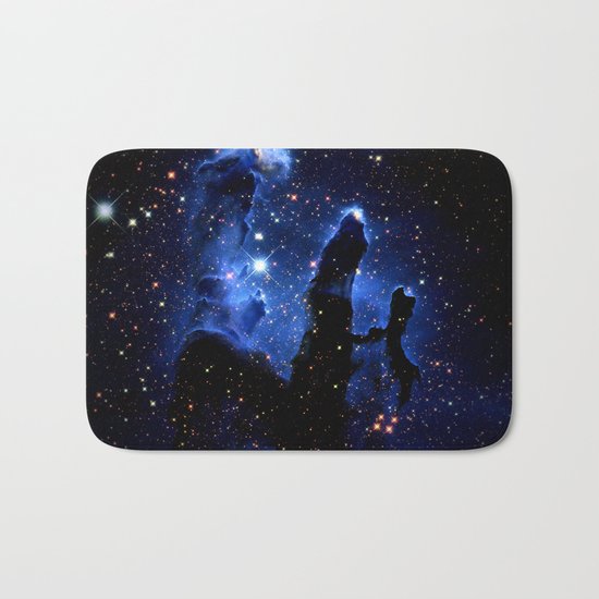 gaLAXY Blue Pillars of Creation Bath Mat