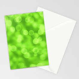 Green lights Stationery Card