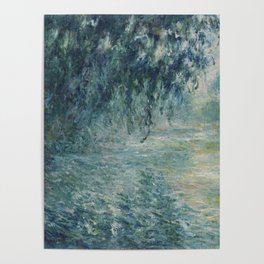 Morning on the Seine, Claude Monet Poster