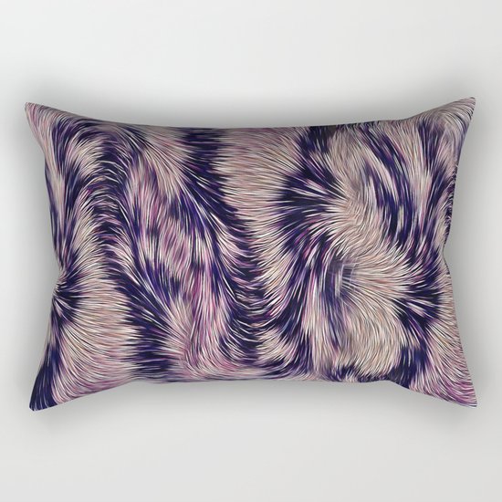 Warm fur texture Rectangular Pillow