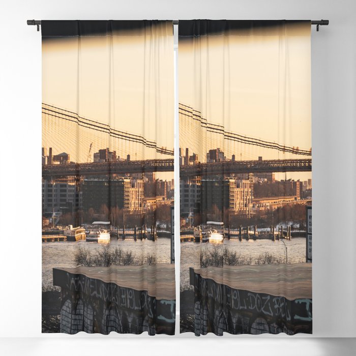 Brooklyn Bridge Blackout Curtain