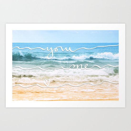 You - Me Art Print