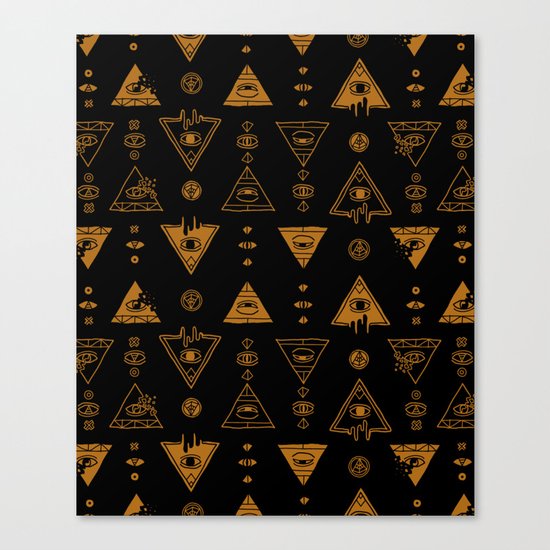 Seeing (Dark) Canvas Print