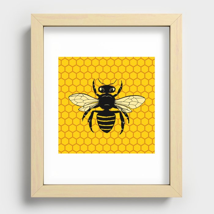 Beehive Recessed Framed Print