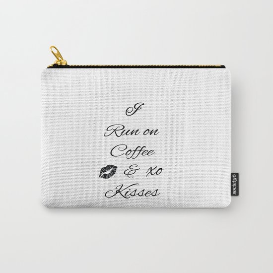 Coffee and Kisses Carry-All Pouch